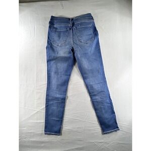 Old Navy Rockstar Super Skinny Jeans Womens 6 Blue Medium Wash High Rise Stretch